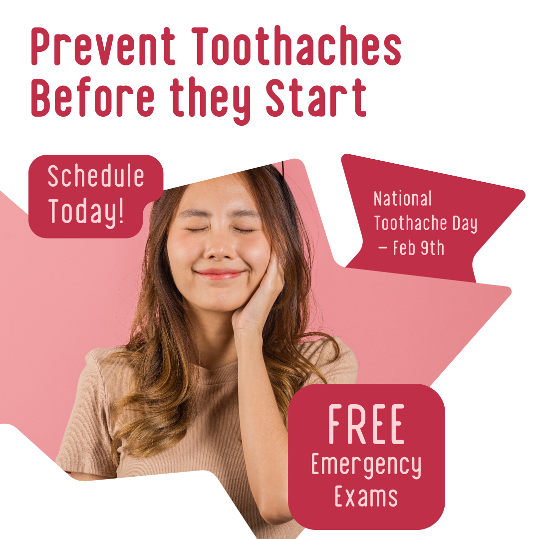 National Toothache Day - Free Emergency Exam